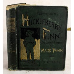 Adventures of Huckleberry Finn. 1886. Cloth.